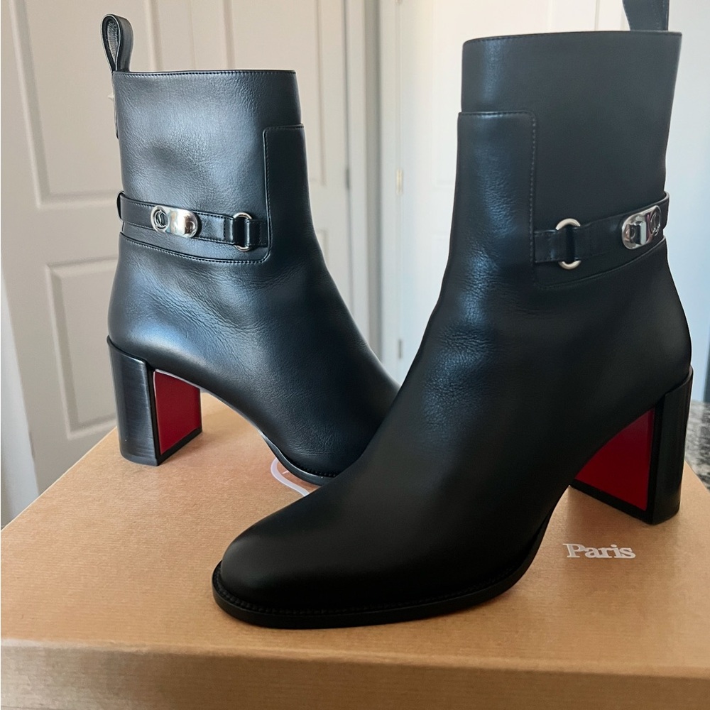 Christian Louboutin Gena 85 Ankle Boots